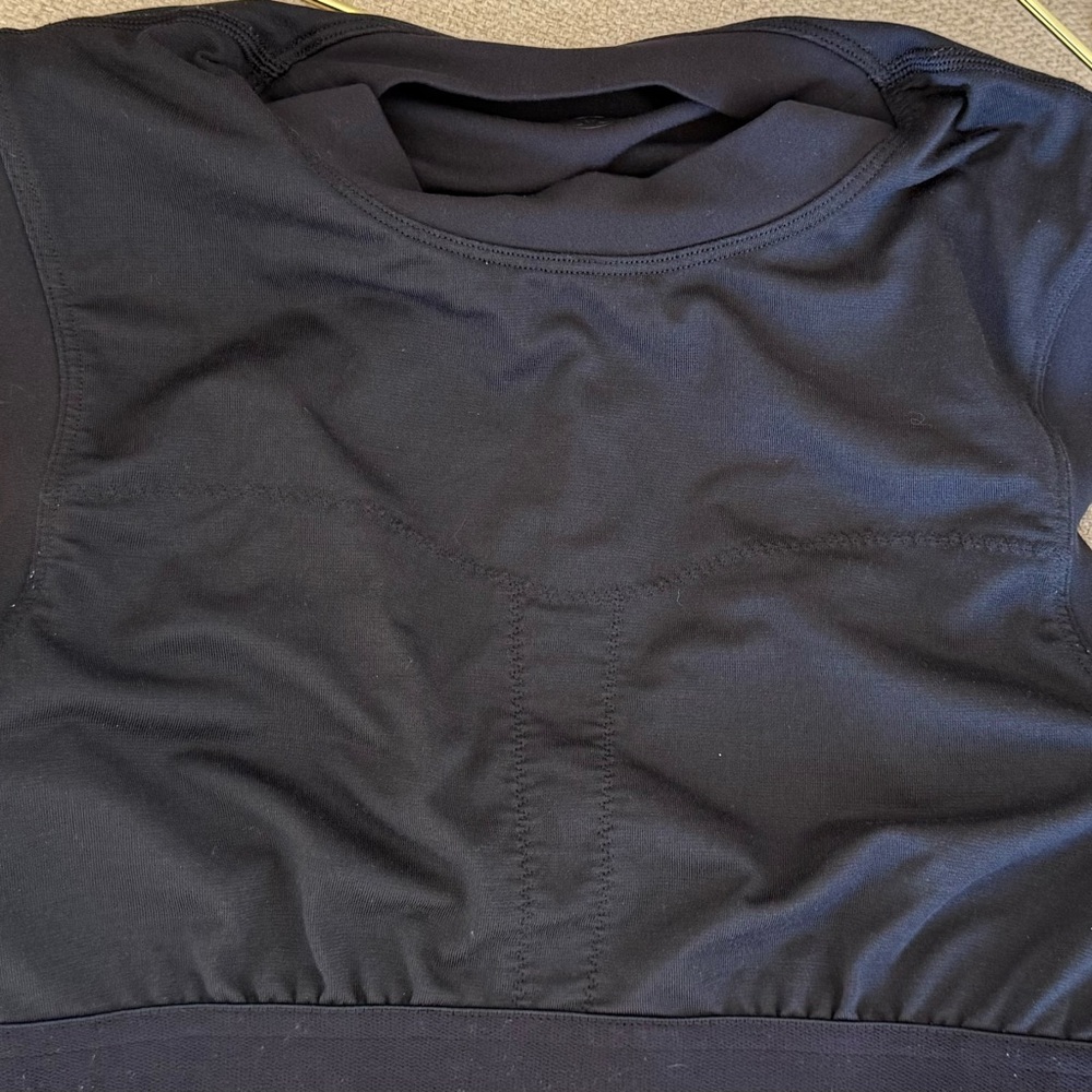 Lululemon Sweat Intention Tank Black Size 6 Nulu - Picture 7 of 11